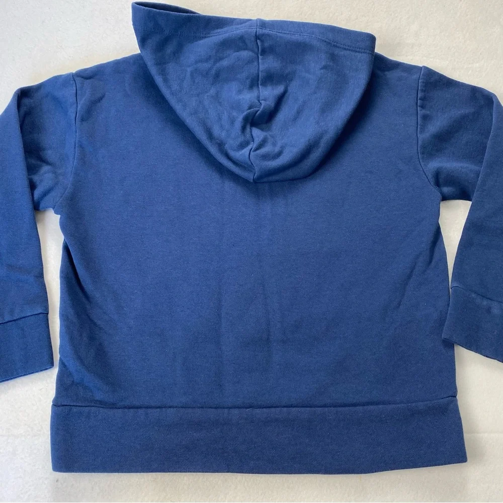 Old Navy Blue Spider Graphic Pullover Hoodie Boys Size 8